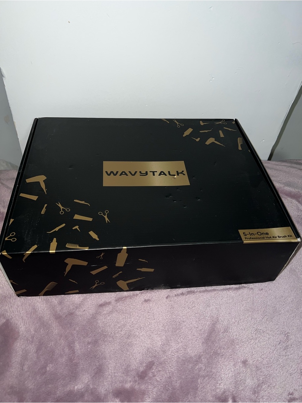 WAVYTALK 5-in-One Hair Styling Set - Black and Gold